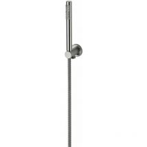 Ensemble de douche à prise d'eau avec support et douchette en métal chromé Paffoni ZDUP094CR Chromé