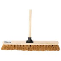24' Soft Coco Broom comes with 6 0' Wooden Handle - Cotswold