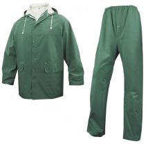Completo Impermeabile Anti Pioggia Verde Verde 2XL