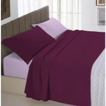 Homemania - Set Lenzuola Letto Piazza E Mezza Cotone Natural Color, Lavorato In Italia - Completo Letto, Lenzuolo Sotto Con Angoli, Telo Sopra 