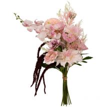 Bouquet di fiori artificiali in seta wild rosa h60cm - Atmosphera créateur d'intérieur