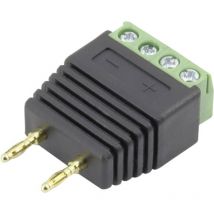 Conrad Components - 93013c1127 Laborstecker Stecker, gerade Stift-Ø: 2 mm Schwarz 1 St.