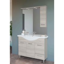 Hdcasa - Composición baño roble gris Venere 105 cm