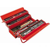 Sam Outillage - Caisse à outil métallique + 113 Outils maintenance CP-113BOX