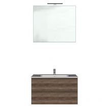 Arbi - Composizione Mobile Da Bagno Petit Legno Cansiglia 85 Cm