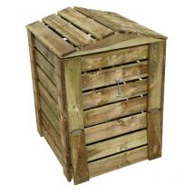 Composteur avec trappes - cabane