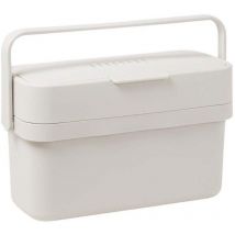 Joseph Joseph Compo 4 Caddy de recyclage des déchets alimentaires mince à remplissage facile avec aération, montage sur porte en option, 4