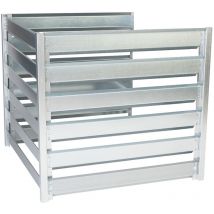 Module d'extension pour le composteur Timbela M800 - 91 x 91 x H85 cm / 704L - Composteur De Jardin En Métal - Bac à compost