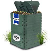 Garantia - Kit Composteur thermo-king 900L vert avec Grille de Fond