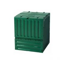 Compostiera da Giardino 600L 80x80x95 cm Verdemax Composter Verde