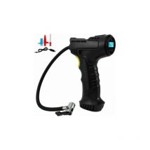 Cyslmuk - Compresor de aire portátil inalámbrico para inflar neumáticos, 120 w, para coche, motocicleta y bicicleta, con manómetro digital led de