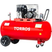 Torros - Compresseur Mobile À Entraînement Par Courroie À Huile Cuve 200 L 2,2 Kw / 3 Ch 10 Bars 400 L/min 230v Tc2004010m