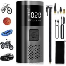 Beijiyi - Compresseur à Air Portatif, Mini Pompe a Velo Electrique, Gonfleur Electrique Pneu sans Fil, 4 Modes pour Voiture,Velo,Moto,Balle