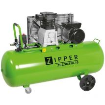 Compresseur a entrainement par courroie 230v 150L Zipper zi-com150-10