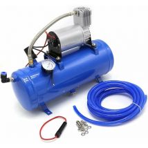 Compresseur d'air 6L 12V 150psi, gonfleur résistant de Pompe de Pneu de Voiture, compresseur d'air portatif