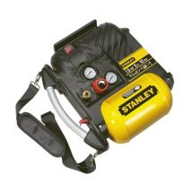 Stanley - Compresseur, compresseur d'air sans huile, horizontal, portatif, modèle valise, 1.5 ch, 10 bar, cuve 5 l