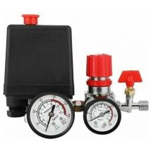 Debuns - Compresseur d'air pressostat valve pressostat compresseur d'air avec manomètre régulateur..