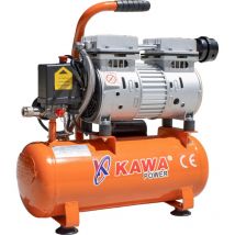 Kawapower - Compresseur d'air silencieux, capacité 9L, 8 Bar