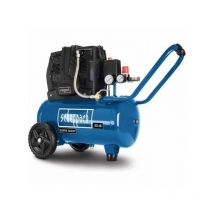 Scheppach - Compresseur d'air silencieux horizontal a deux cylindres HC25Si - 24 l - 1100W - 8 barss - 1,5 cv