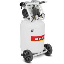 Mecafer - Compresor silencioso 50L vertical 1,3HP