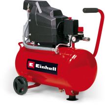 Einhell Compresseur TC-AC 190/24/8 (1500 W, Puissance d'aspiration 165 l/mn, Pression maximale 8 bar, Débit d'air 0, 4, 7 bar : 110 l/m, 75 l/m, 55