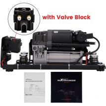 Maxpeedingrods - Compressor Pump with Bracket and Valve Control For bmw 5 7 F01 F02 F03 F07 F11