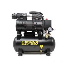 Compressore aria portatile System+ con trolley e accessori 8l 0,95hp - cod. sy061