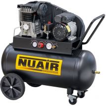 Compressore ad aria 100 lt Nuair B2800B/2CM/100 TECH PRO