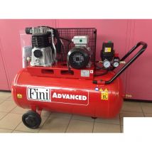 Fini - compressore aria traino a cinghia 100 (90) litri 2 hp 1,5 kw trifase mk 102