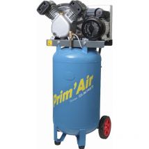 Compressore d'aria verticale bicilindrico Lacme vvm 21/100 21m3/h 100L 3 hp monofase 10 bar - 122250