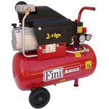 Fini - Compressore elettrico carrellato 25lt motore 2hp amico