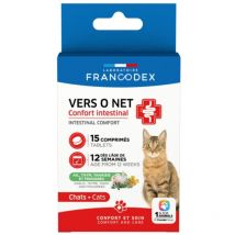 Vers o Net Confort Intestinal 15 comprimes pour chat Francodex
