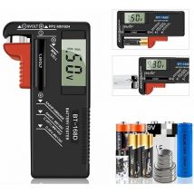 Comprobador de batería digital, comprobador de batería universal, comprobador de batería, para pilas aa, aaa, c, d, PP3, 9 v, 1,5 v, pilas de botón