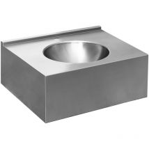 Nofer - Compteur avec évier 550x270x550 mm, en acier inoxydable brossé