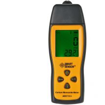 Compteur de monoxyde de carbone 0-1000 ppm, testeur de gaz CO, alarme sonore et lumineuse à écran LCD
