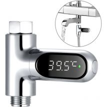 Lifcausal - Compteur d'eau à affichage led Thermomètre de douche numérique Moniteur de température de bain Instrument de mesure de la température de