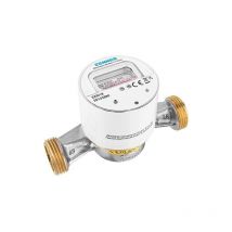 Compteur d'eau chaude sans fil en saillie Zenner type Minomess 90°C Q3 2,5, bl 130mm DN15(1/2') R40HV 325 rk, wireless M-Bus