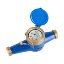 Zenner - Compteur d'eau potable à jets multiples de 25 mm, filetage d'entrée et de sortie mâle de 1 1/4''