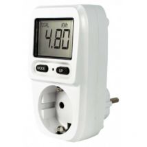 Compteur d'électricité C-0620c 3680w maximum avec écran LCD et calcul des coûts