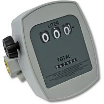 Wiltec - Compteur Diesel ou fuel 3 bar 10-60l/min Raccords 1' Précision 1% pour pompes diesel
