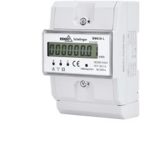 Bemko - Compteur électrique triphasé 5(80)A - Rail din - IP20 - 114x75x68mm