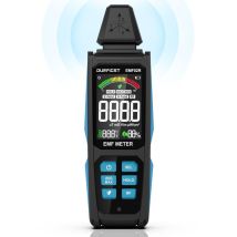 Durficst - Compteur emf, durfist 5 en 1, détecteur de champ électromagnétique numérique rechargeable pour signaux ef, rf, mf et WiFi, fonctionne avec