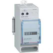 Compteur horaire totalisateur modulaire affichage numérique 230V 50Hz 2 modules LEGRAND 004694