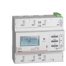 Compteur modulaire triphasé EMDX³ MID raccordement direct 125A 6 modules avec sortie à impulsions et RS485 LEGRAND 412075