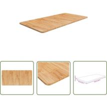 Comptoir de salle de bain Marron clair 100x50x1,5cm Bois traité - Comptoir Salle De Bain - Dessus De Table - Bois Chêne - Meuble Salle De Bain