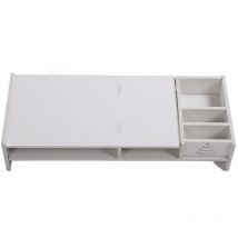 Computer Monitor Riser Laptop Pc Stand Home Office Desktop Tisch Lagerung Organizer Regal