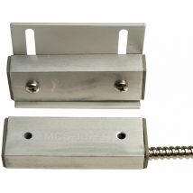 MCS-137-3 Aluminium Switch, Magnet & Bracket set with Armoured cable - Comus