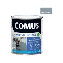 COMUS SOL INTENSE GRIS ARGENT 0.75L Peinture sols intérieurs et extérieurs. trafic intense/professionnel