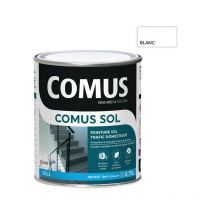 Comus - sol blanc 0.75L Peinture pour sols intérieurs et extérieurs, trafic domestique