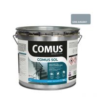 Comus - sol gris argent 10L Peinture pour sols intérieurs et extérieurs. trafic domestique